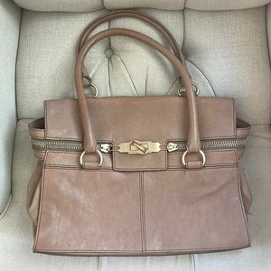 MAX MARA MARGAUX TOTE MEDIUM IN CAMEL